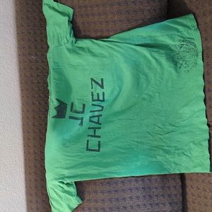 Roots of Fight Large Green Julio César Chávez T Shirt